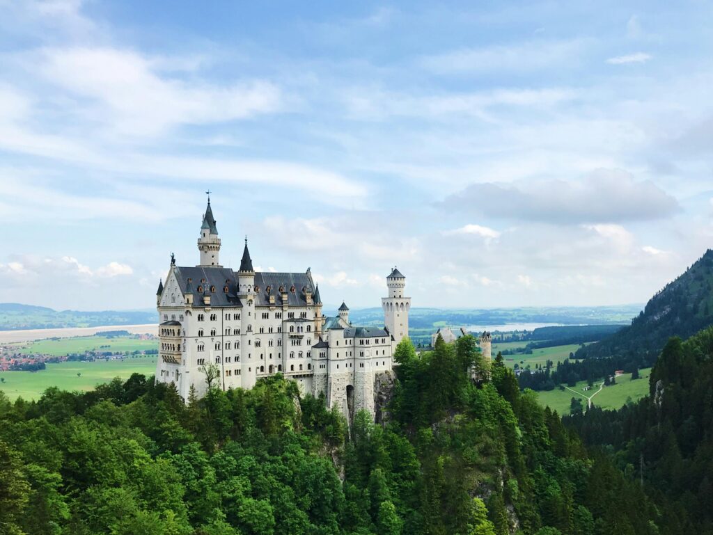 White Castle Surrounded by Trees